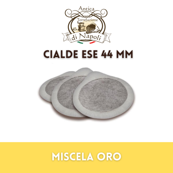 50 Cialde filtro carta ESE 44 mm – miscela oro