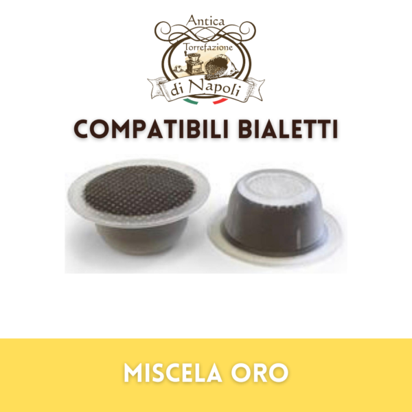 50 Capsule compatibili Bialetti – miscela oro