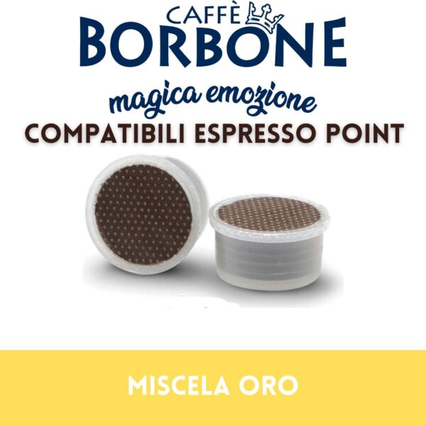 Caffè Borbone - 50 Capsule compatibili Espresso point – miscela oro
