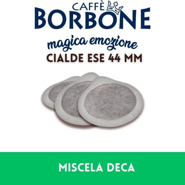 Caffè Borbone - 50 Cialde filtro carta ESE 44 mm - Miscela Dek