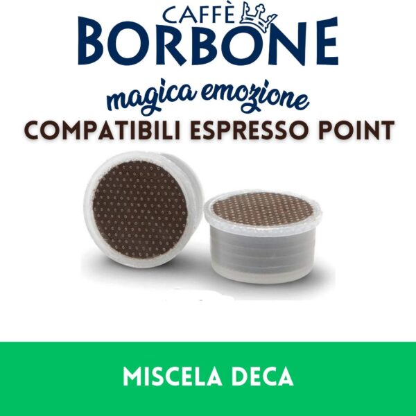 Caffè Borbone - 50 Capsule compatibili Espresso point – miscela deca